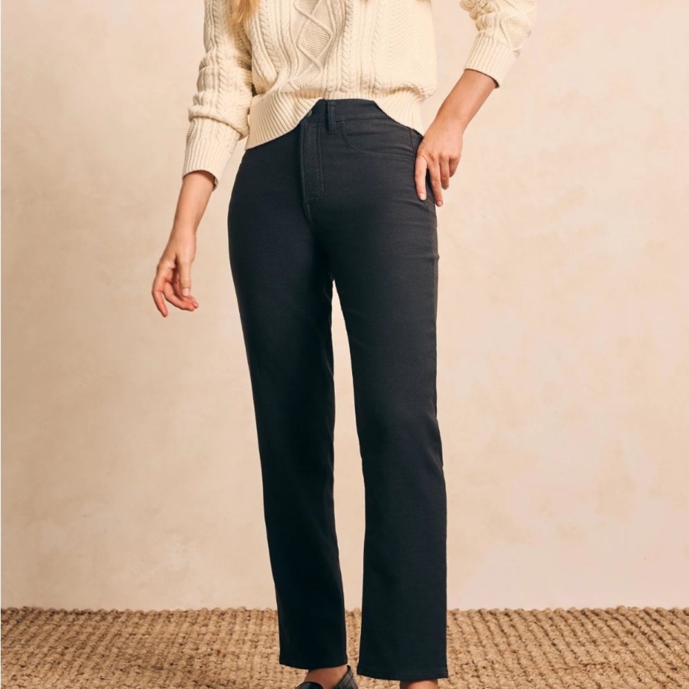 Women's Stretch terry 5 pocket pant - Faherty